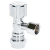 Robinet équerre Bicône Sanivesk Chrome 15mmx3/8"F