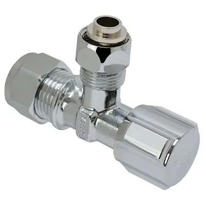 SCHELL Robinet équerre Sanivesk Chrome 15 Mm X 1/2 "F 1 SCHELL Robinet équerre Sanivesk Chrome 15 Mm X 1/2 "F