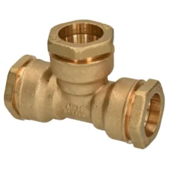 Raccord En T Sanivesk Polyéthylène Laiton 25x25x25mm