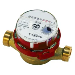 Powogaz Compteur Divisionnaire G3/4 Pour Eau Chaude De Haute Qualité Couleur Rouge