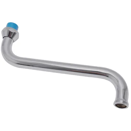 Bec Pivotant En S Sanivesk Chrome 1/2"F 15cm 1 Bec Pivotant En S Sanivesk Chrome 1/2"F 15cm