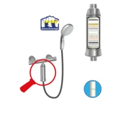 Filtre à Douche Purifiant Atmos Avec Recharge -Plomberie Équipement Magasin origin 451