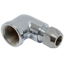 Raccord Bicône Coudé Fileté Sanivesk Chrome 10mm X 1/2"F