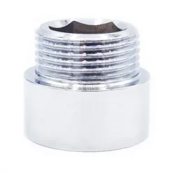 Invena Rallonge Du Filetage Du Tuyau 3/4" Filetage Femelle X En Laiton Chromé Mâle - 15mm De Long