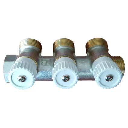 Luxor Distributeur D'eau Laiton De Haute Qualité Durable 3 Sections 3/4 " 2 Luxor Distributeur D'eau Laiton De Haute Qualité Durable 3 Sections 3/4 " – Image 2