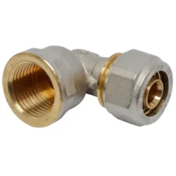 Coude Réduit Multicouche Sanivesk Pex Chrome 20mmx3/4"F