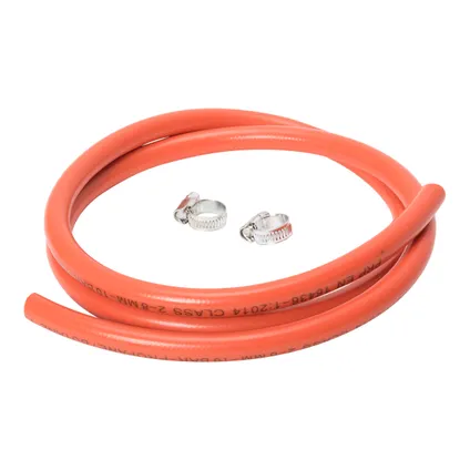 Flexible Pour Bouteille De Butane + 2 colliers De Serrage Sanivesk 1,5m 1 Flexible Pour Bouteille De Butane + 2 colliers De Serrage Sanivesk 1,5m