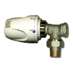 Vanne De Radiateur Thermostatique Saninstal 1/2" équerre Laiton