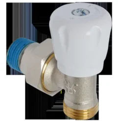 Vanne Radiateur Multicouche Courbé Sanivesk Pex 1/2"Mx16mm