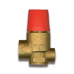 Clapet De Sécurité Pour Manomètre Saninstal 1/2"x1/4" FF Laiton