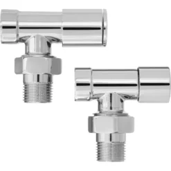 Invena Robinet De Chrome Incliné 1/2" Entrée BSP 15mm + Plombable