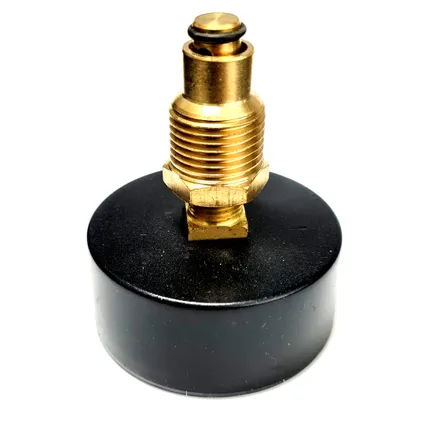 Ferro Manomètre 63mm 0-6bar 0-120C Jauge 1/2" Entrée Arrière 2 Ferro Manomètre 63mm 0-6bar 0-120C Jauge 1/2" Entrée Arrière – Image 2