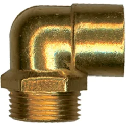 Coude Saninstal 90° 5/4" MF Laiton