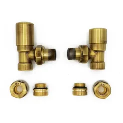 Vario Term Vanne à Clapet Pour Radiateur Version Coudée Avec Connecteurs